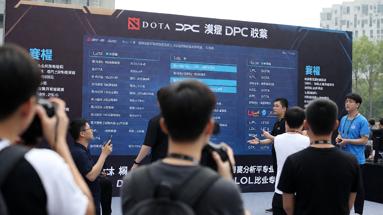 DOTA2国际赛事数据与赛程安排展示